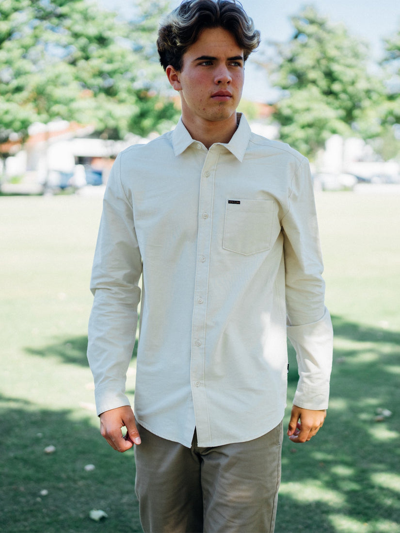 Chemise Oxford Veeco - DIRTY WHITE