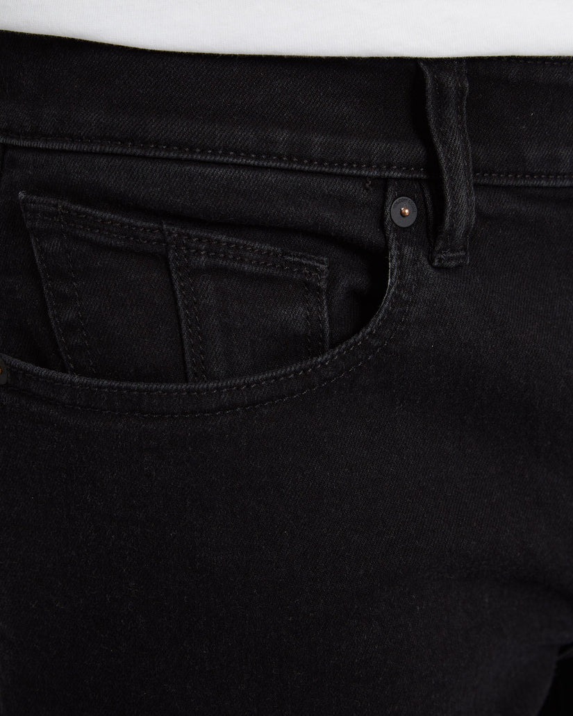 Short Denim Solver - BLACK OUT