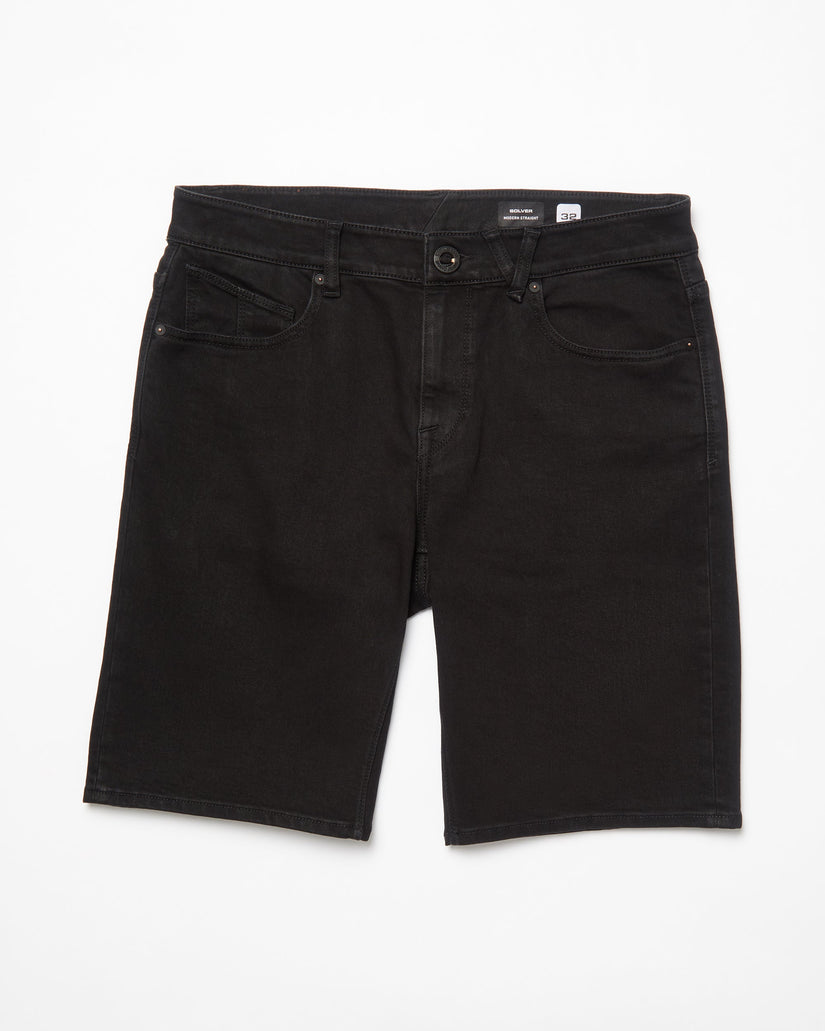 Short Denim Solver - BLACK OUT