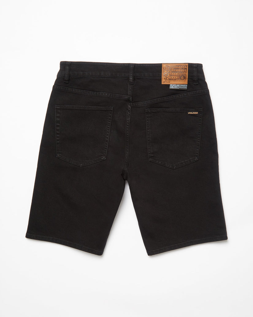 Short Denim Solver - BLACK OUT