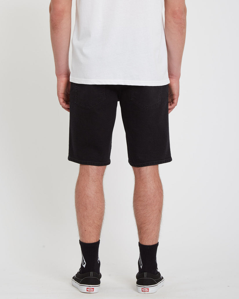 Short Denim Solver - BLACK OUT