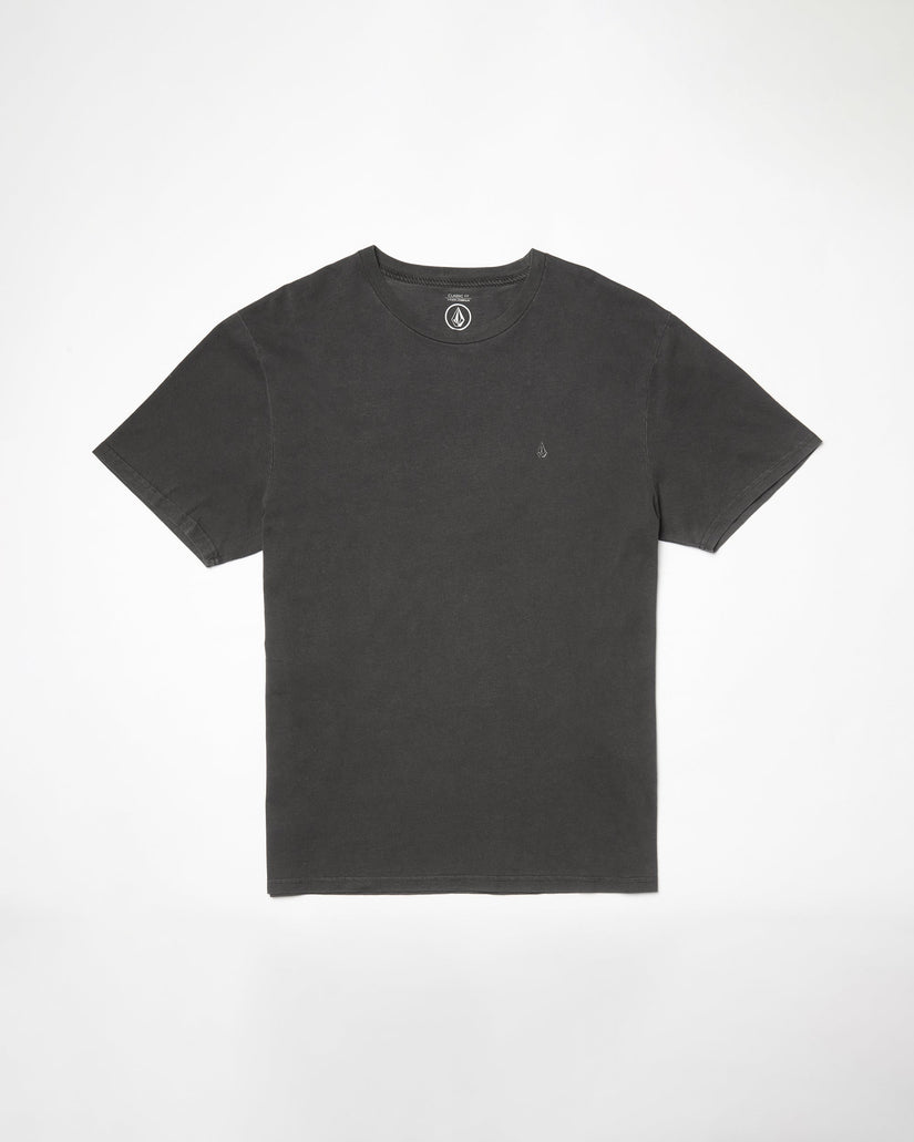 T-shirt Solid Stone - BLACK