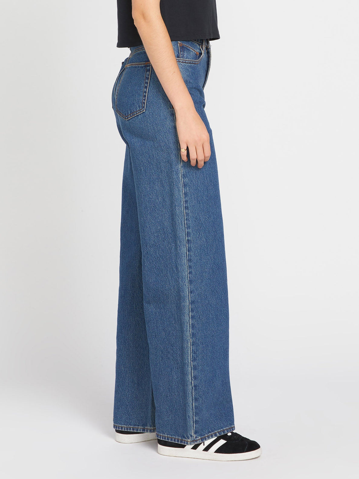 Jean Stoned High Rise - INDIGO RIDGE WASH