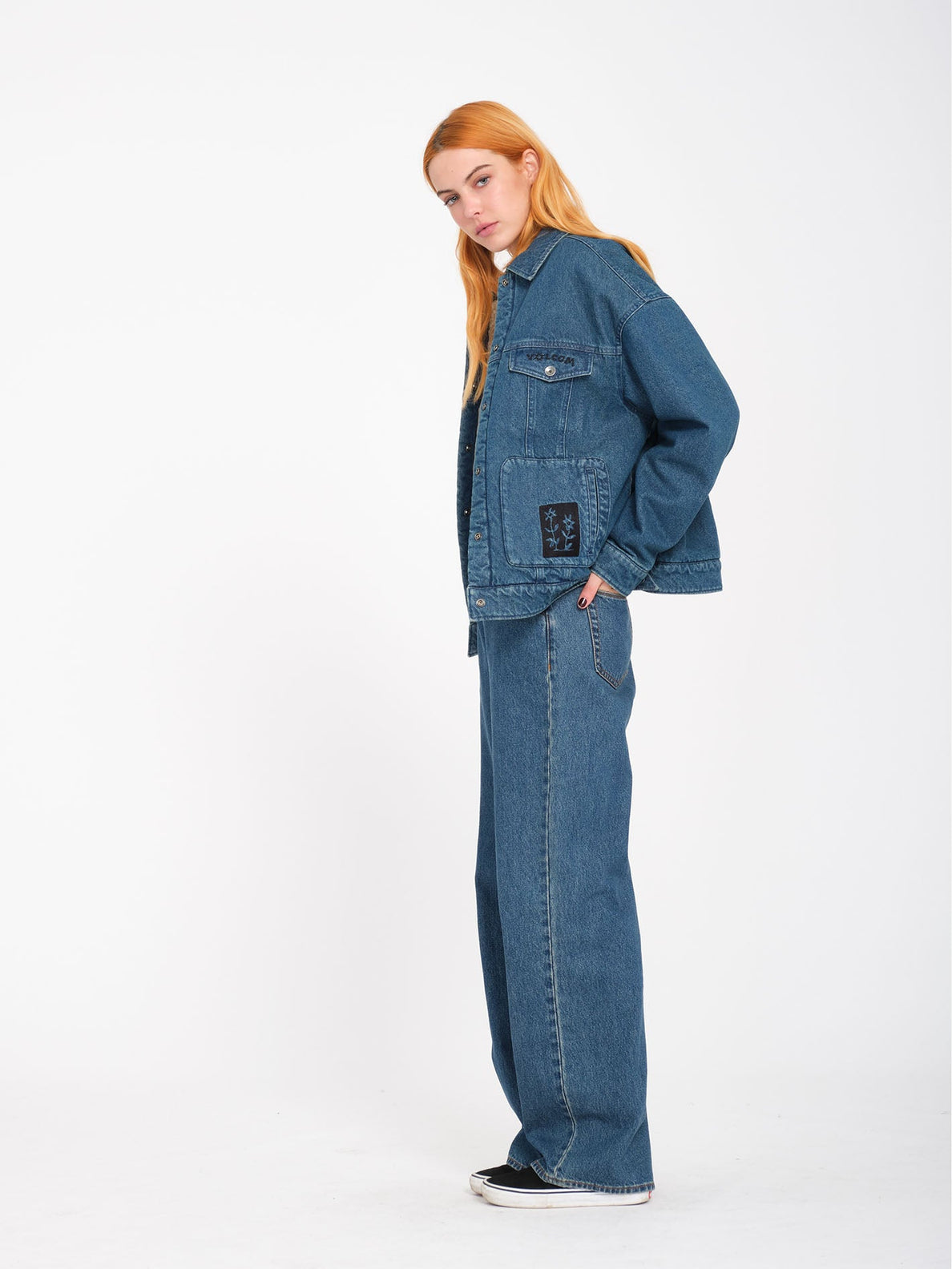 Jean Stoned High Rise - INDIGO RIDGE WASH