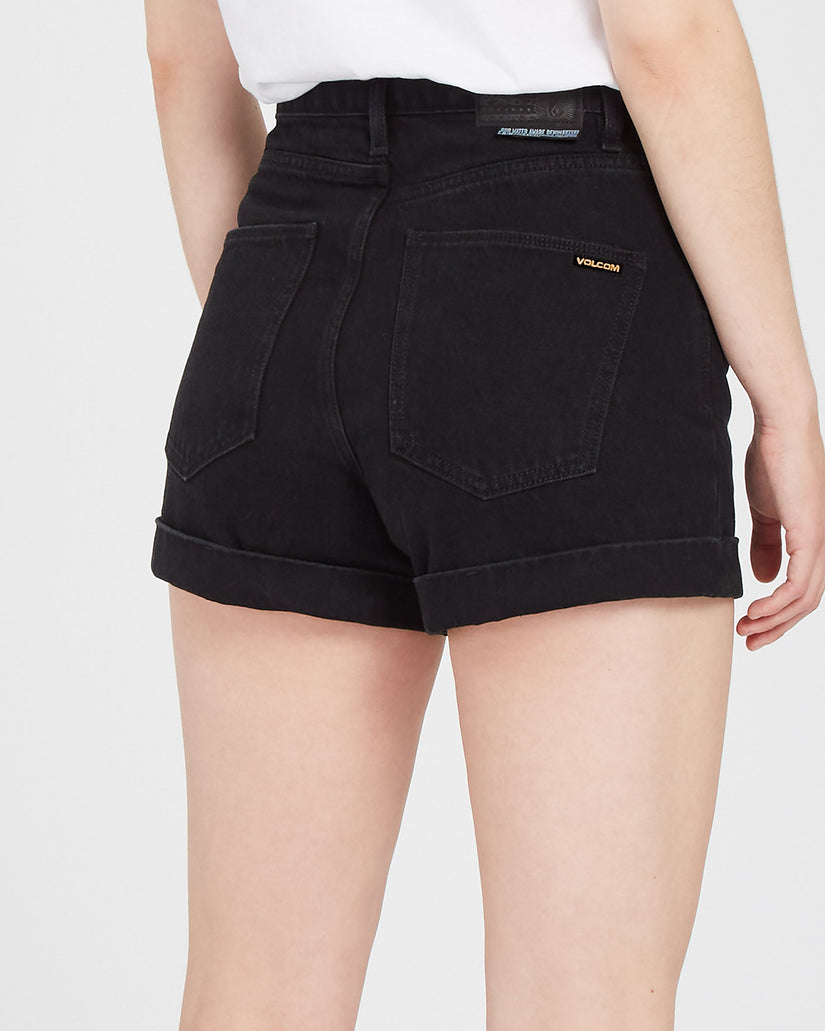 Short Weellow Denim - BLACK