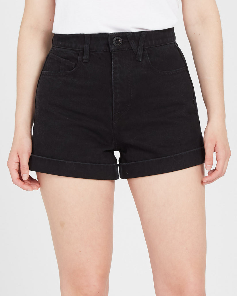 Short Weellow Denim - BLACK