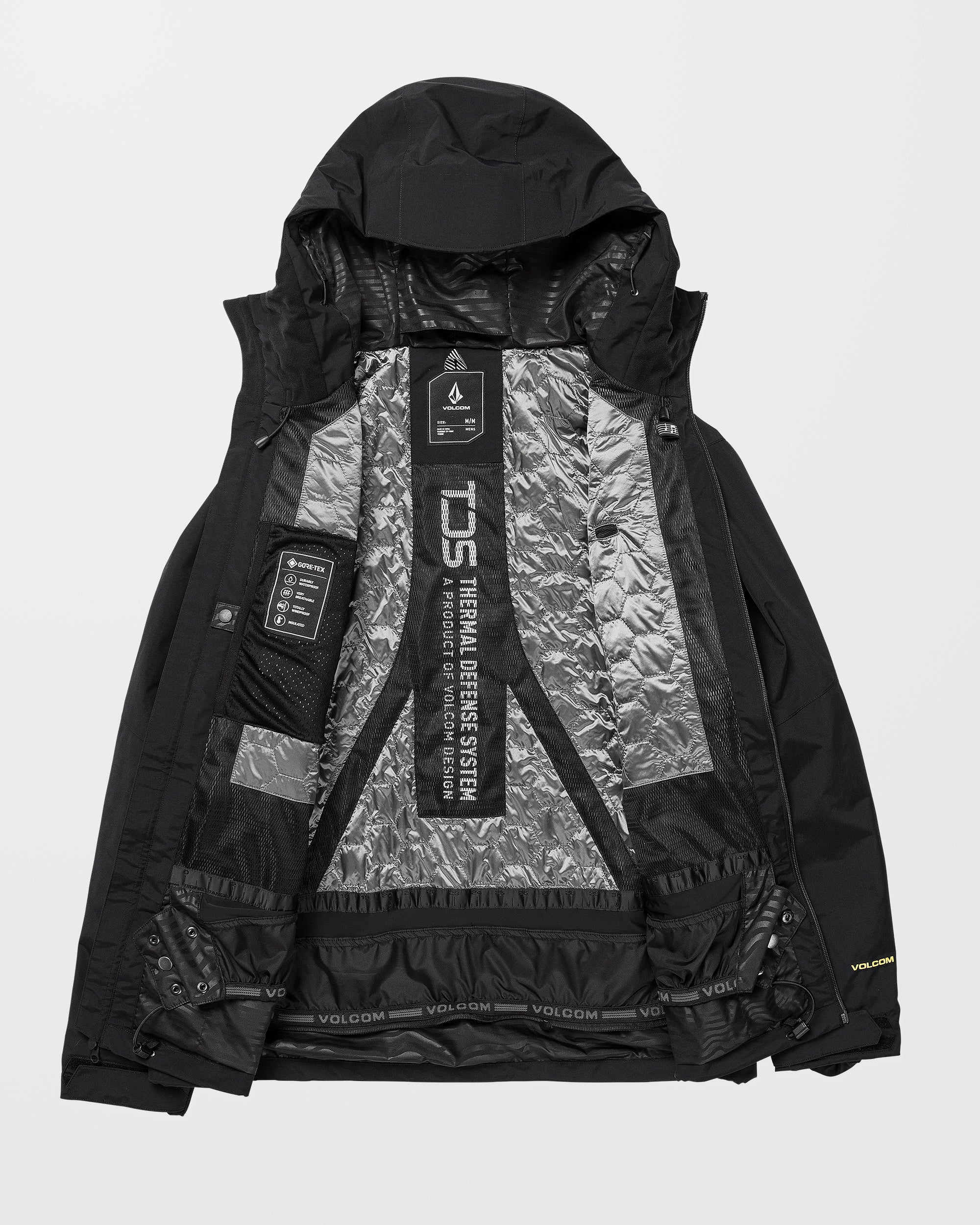 Volcom Veste de snowboard TDS 2L Gore-Tex Jaune foncé – Stoked Boardshop