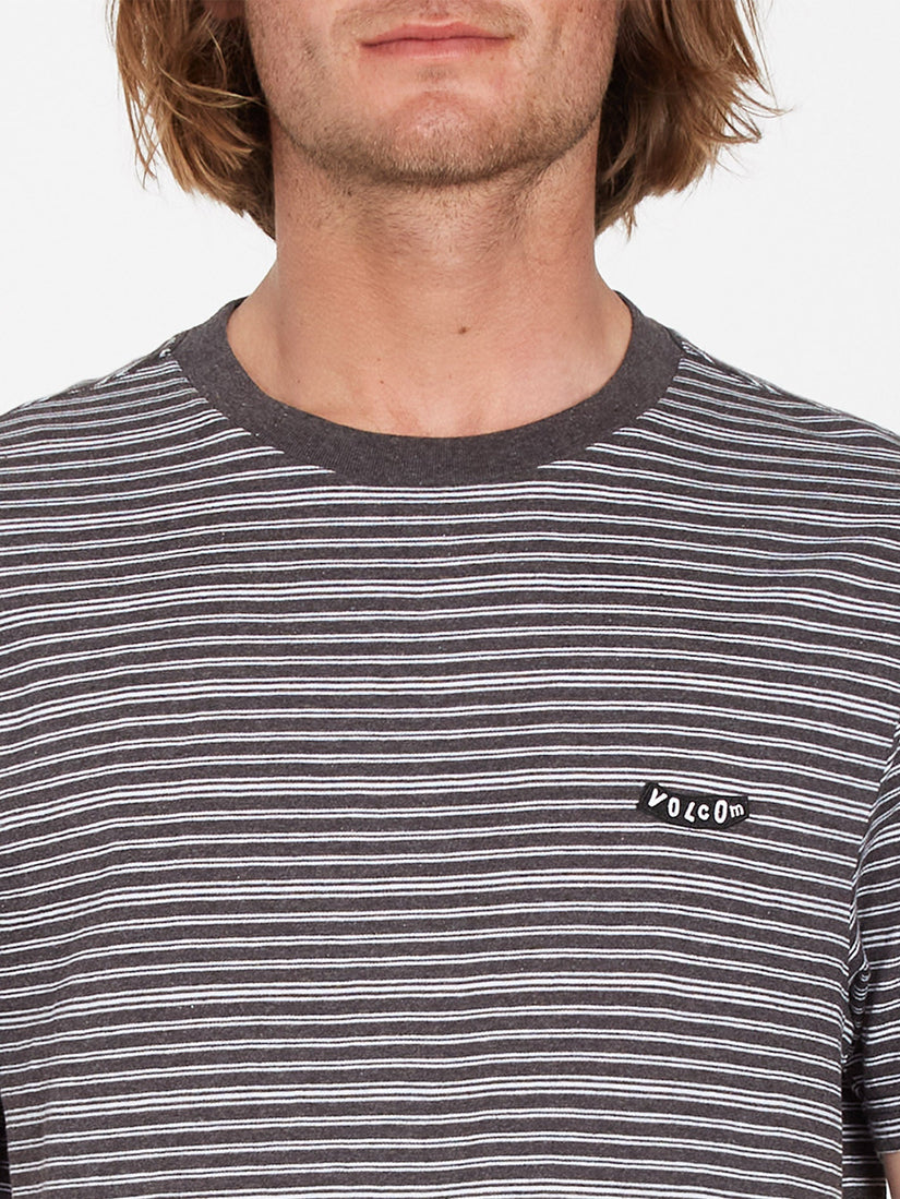 Static Stripe T-shirt - BLACK (A0112302_BLK) [4]