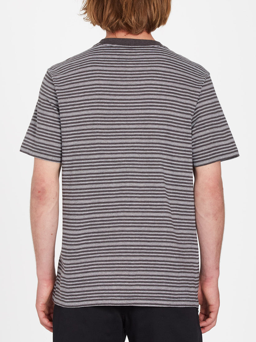 Static Stripe T-shirt - BLACK (A0112302_BLK) [B]