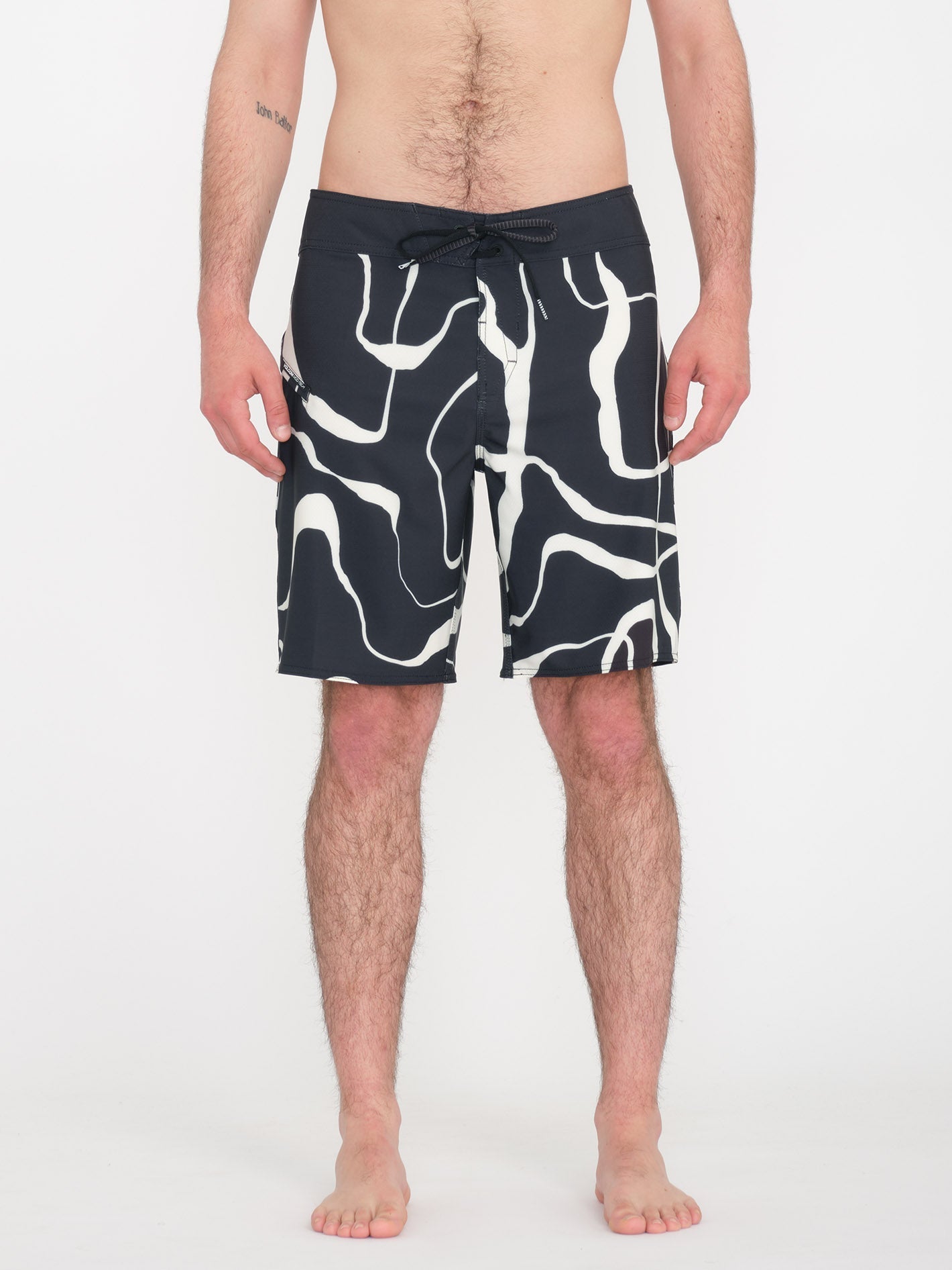Boardshort Blind Lines Mod 19" - BLACK