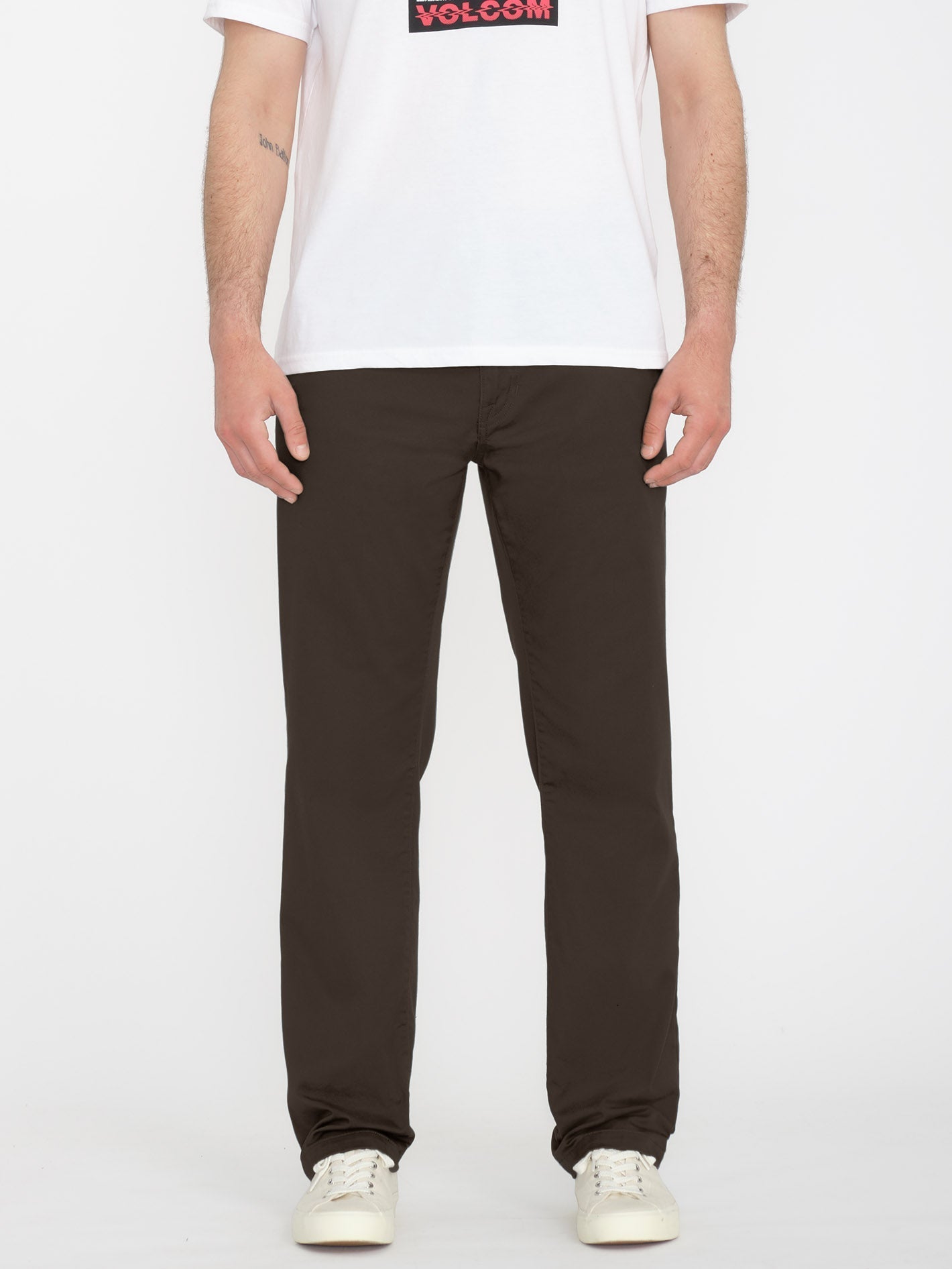 Pantalon Frickin Modern Stretch - DARK BROWN