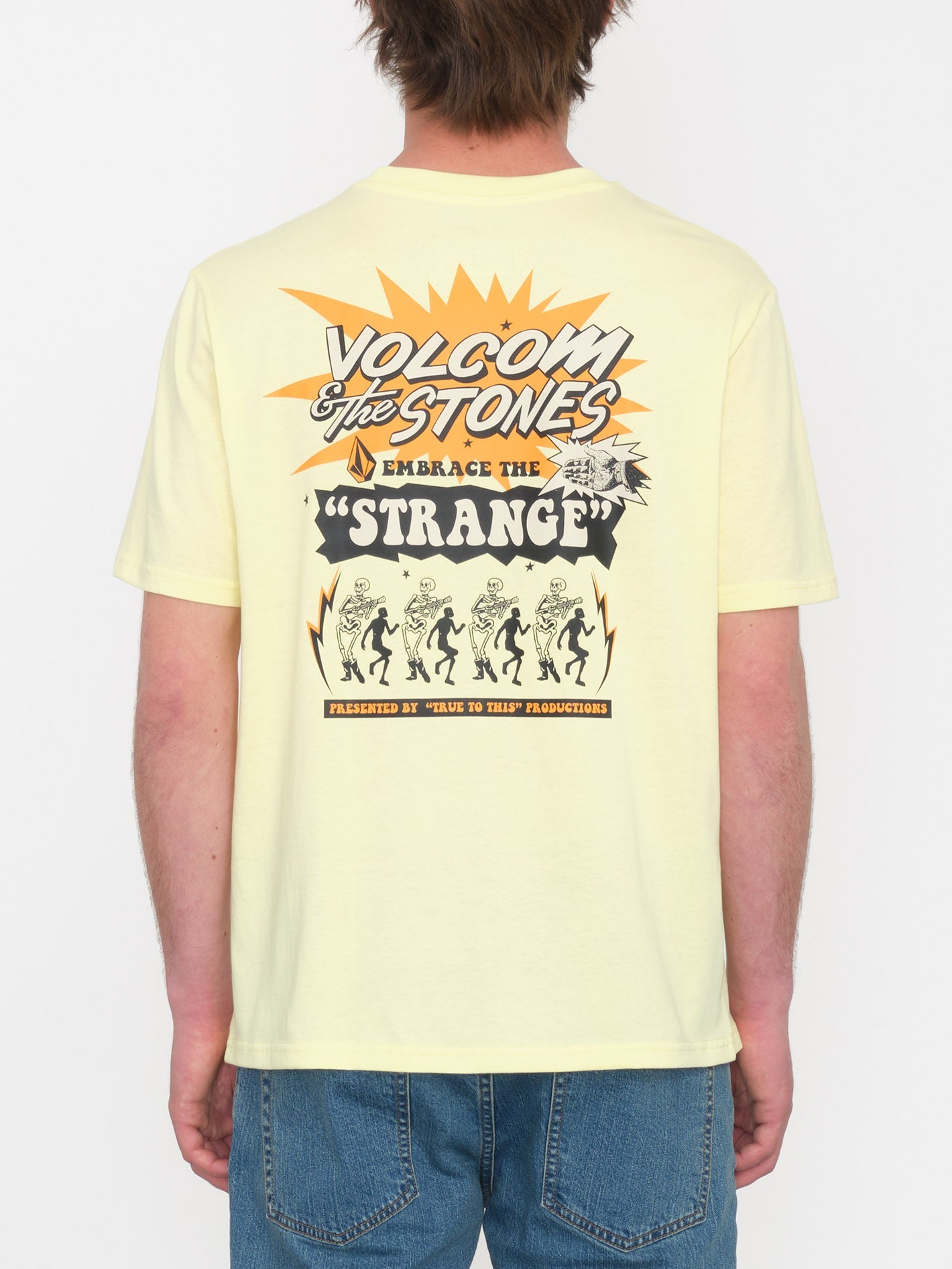 T-shirt Strange Relics - AURA YELLOW