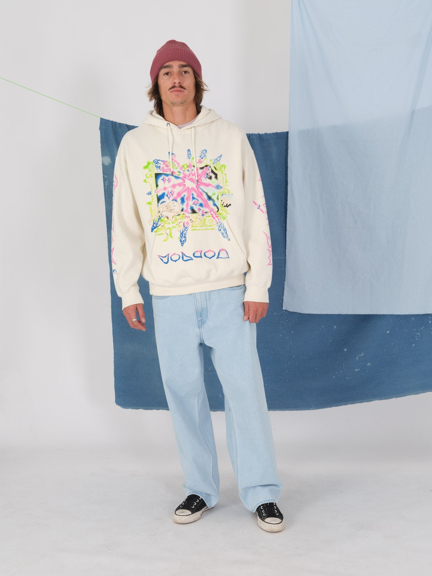 Sweat à capuche Sam Ryser - OFF WHITE