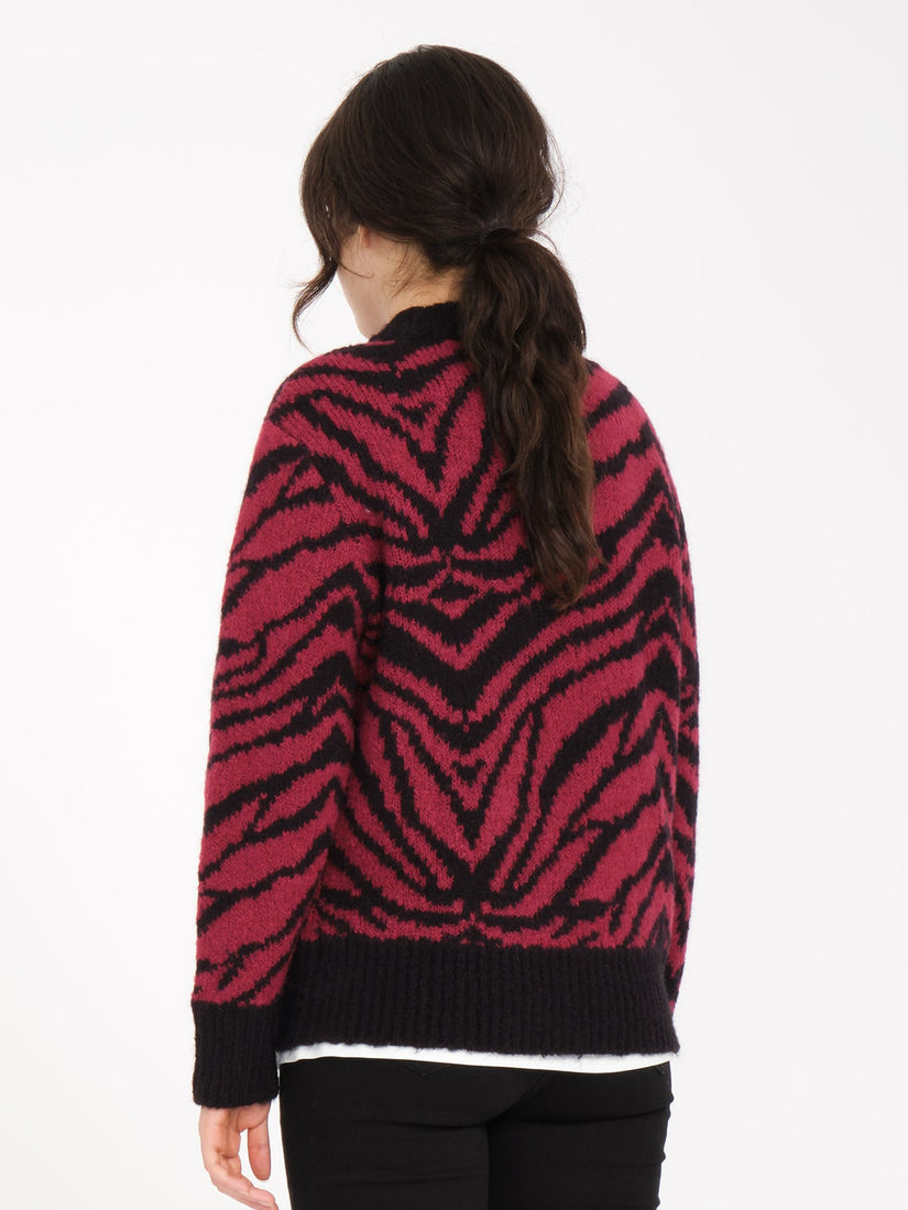 ZEBRA SWEATER (B0732307_WNE) [B]