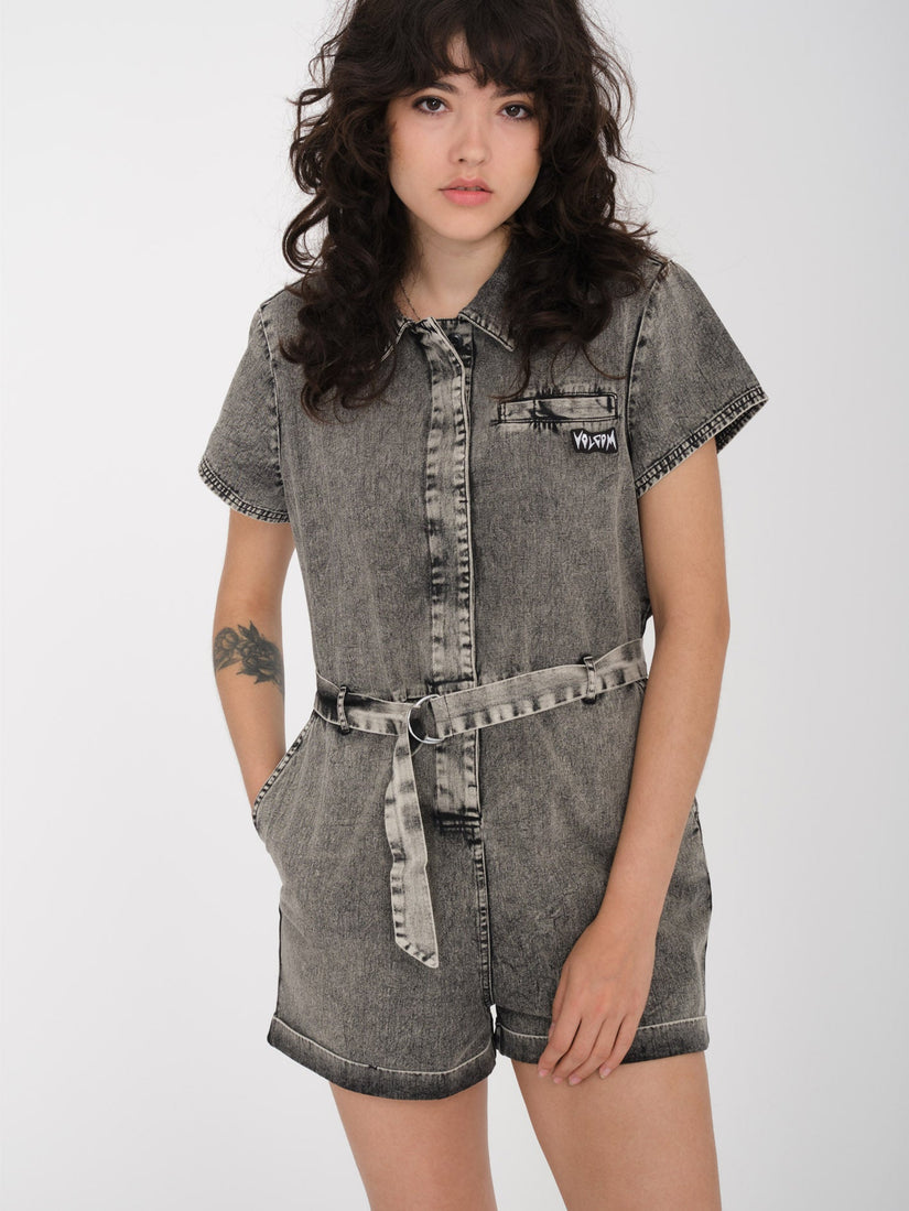 ASPHALT ROMPER (B2812402_BLK) [F]