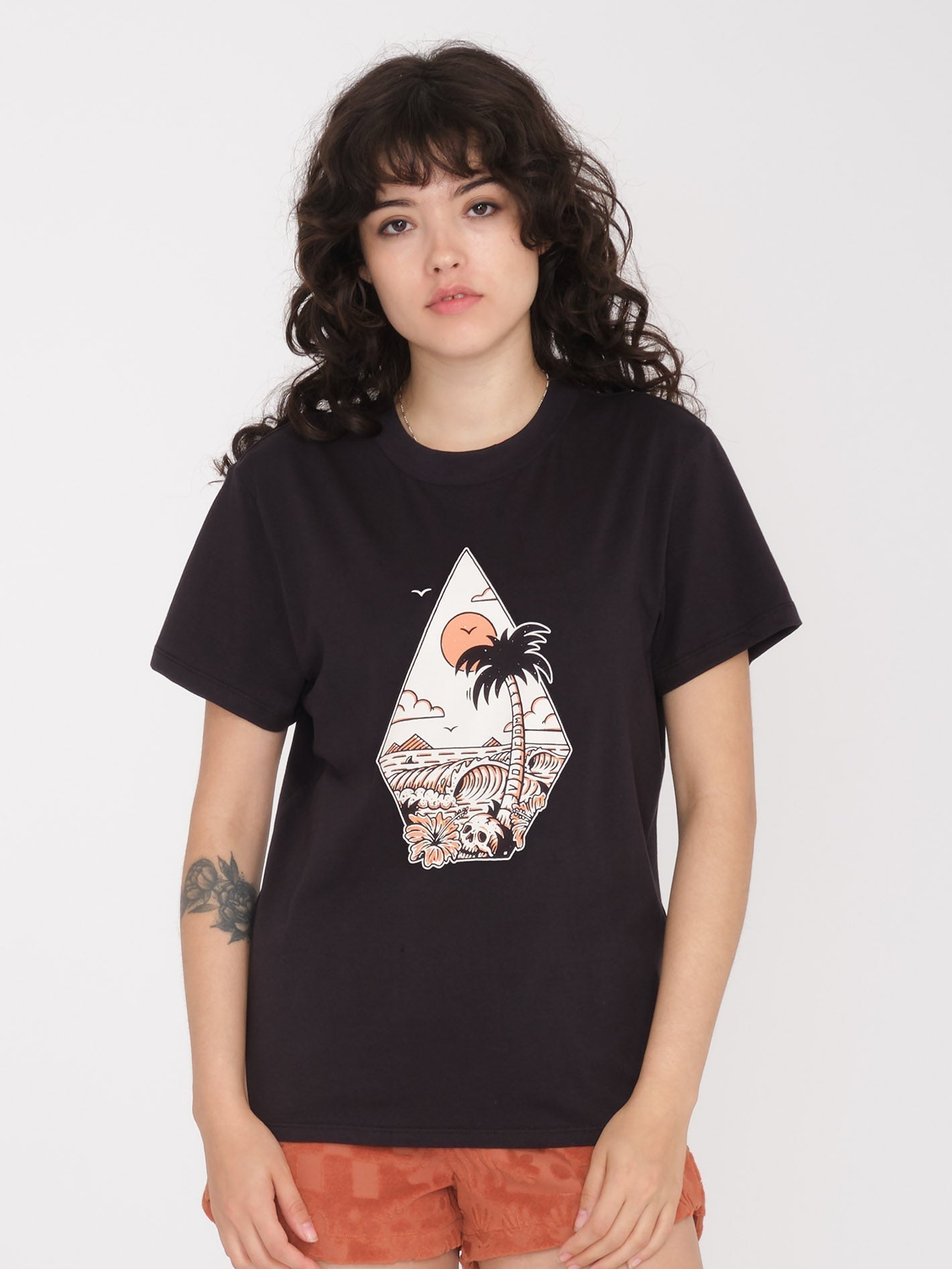 T-Shirt Radical Daze - BLACK