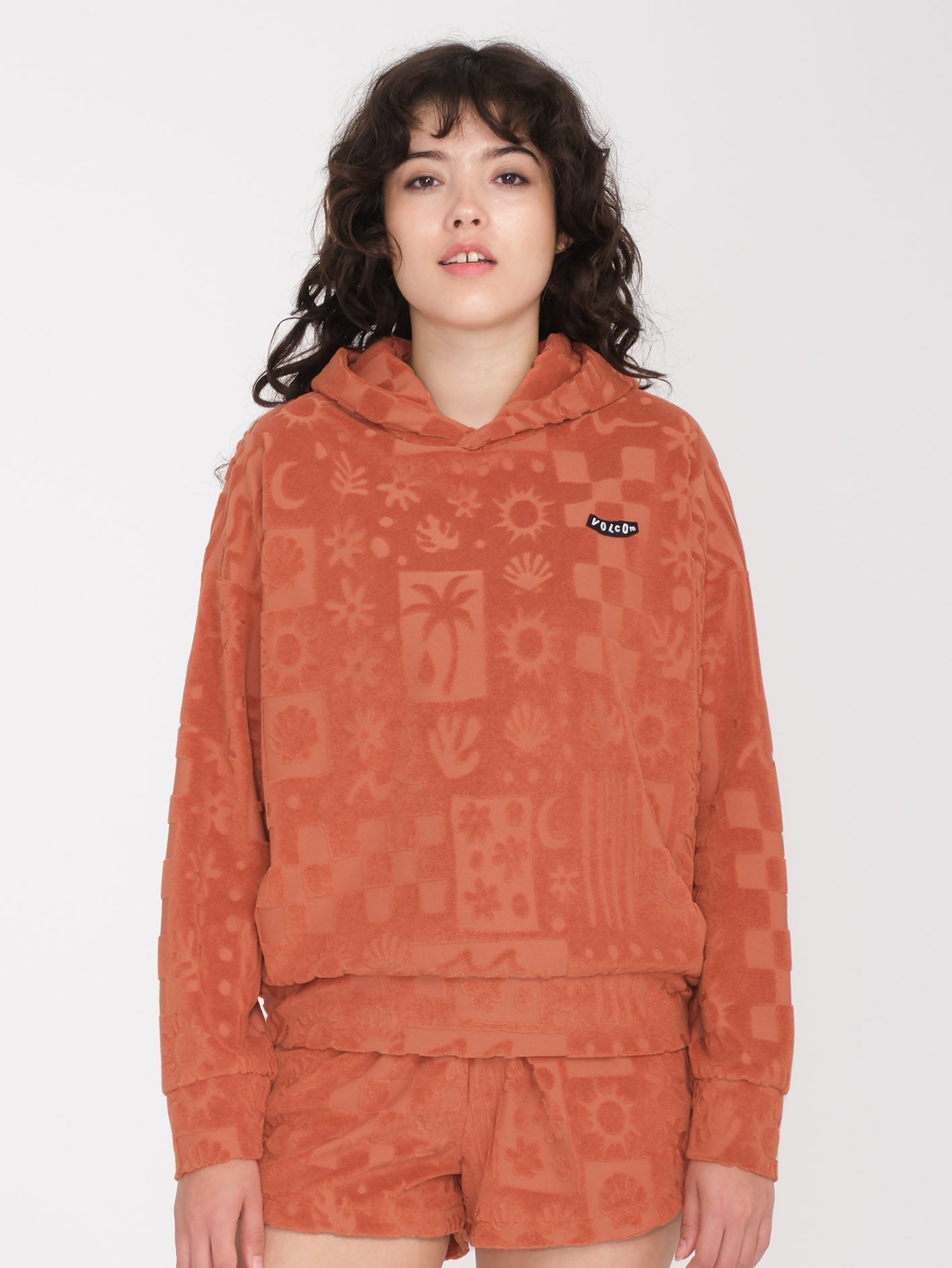 Sweat à capuche Terry Cloth Sunny Wild - ROSEWOOD