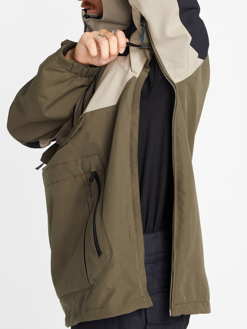 Veste de snow Brighton Pullover - Dark Khaki